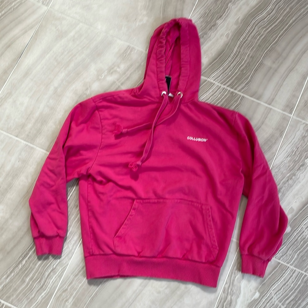 Collusion | ASOS Hoodie - Size Extra Small - Hot Pink 100% cotton